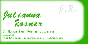 julianna rosner business card